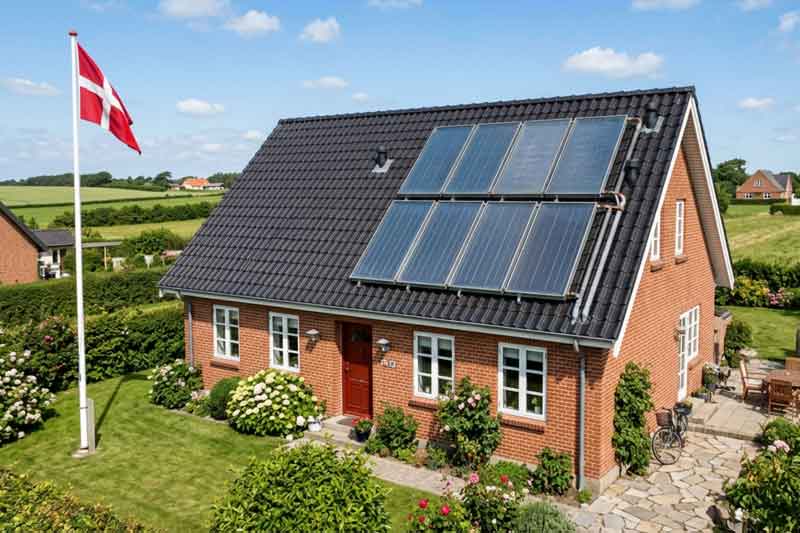 Solvarmeanlæg Solvarmeanlæg